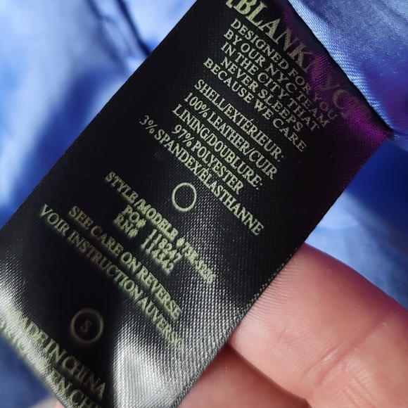 Blank NYC Light Blue Double-Breasted Blazer - Picture 5 of 5